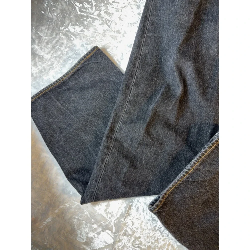 Levi's 501 Jeans Mens 40x30 Dark Wash Indigo Button Fly Straight Leg Denim